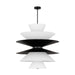 Myhouse Lighting Visual Comfort Studio - LXP10316AI - 16 Light Pendant - Chambord - Aged Iron