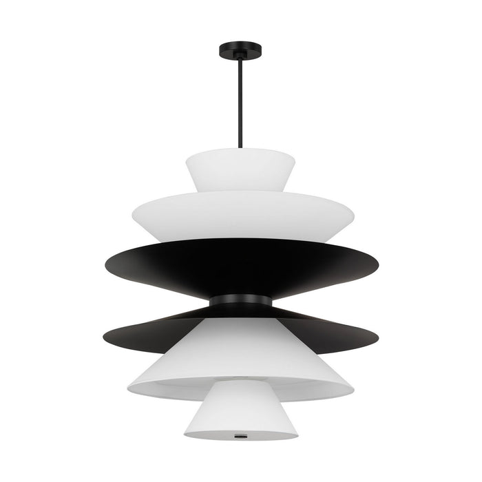 Myhouse Lighting Visual Comfort Studio - LXP10316AI - 16 Light Pendant - Chambord - Aged Iron