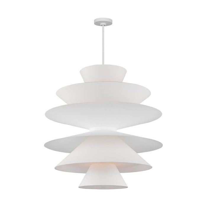Myhouse Lighting Visual Comfort Studio - LXP10316CPST - 16 Light Pendant - Chambord - Cast Plaster