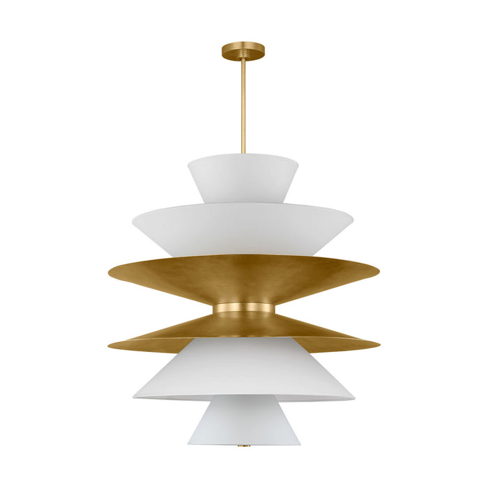 Myhouse Lighting Visual Comfort Studio - LXP10316GD - 16 Light Pendant - Chambord - Gild