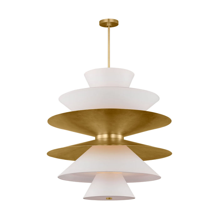 Myhouse Lighting Visual Comfort Studio - LXP10316GD - 16 Light Pendant - Chambord - Gild