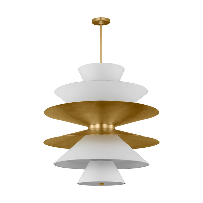 Myhouse Lighting Visual Comfort Studio - LXP10316GD - 16 Light Pendant - Chambord - Gild