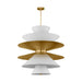 Myhouse Lighting Visual Comfort Studio - LXP10316GD - 16 Light Pendant - Chambord - Gild