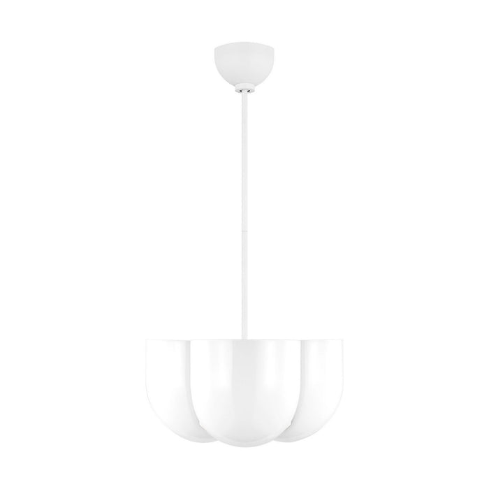 Myhouse Lighting Visual Comfort Studio - LXP1044MWT - Four Light Pendant - Cheverny - Matte White