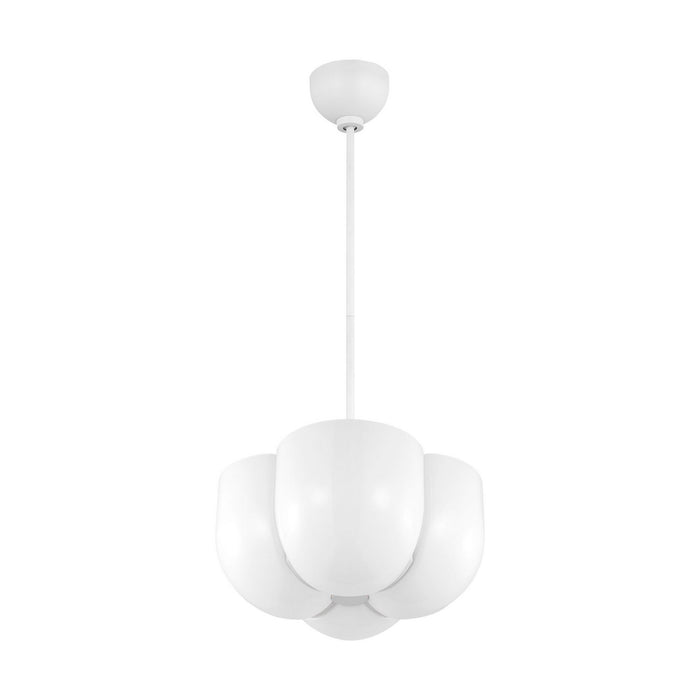 Myhouse Lighting Visual Comfort Studio - LXP1044MWT - Four Light Pendant - Cheverny - Matte White