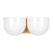 Myhouse Lighting Visual Comfort Studio - LXV1002BBS - Two Light Vanity - Cheverny - Burnished Brass