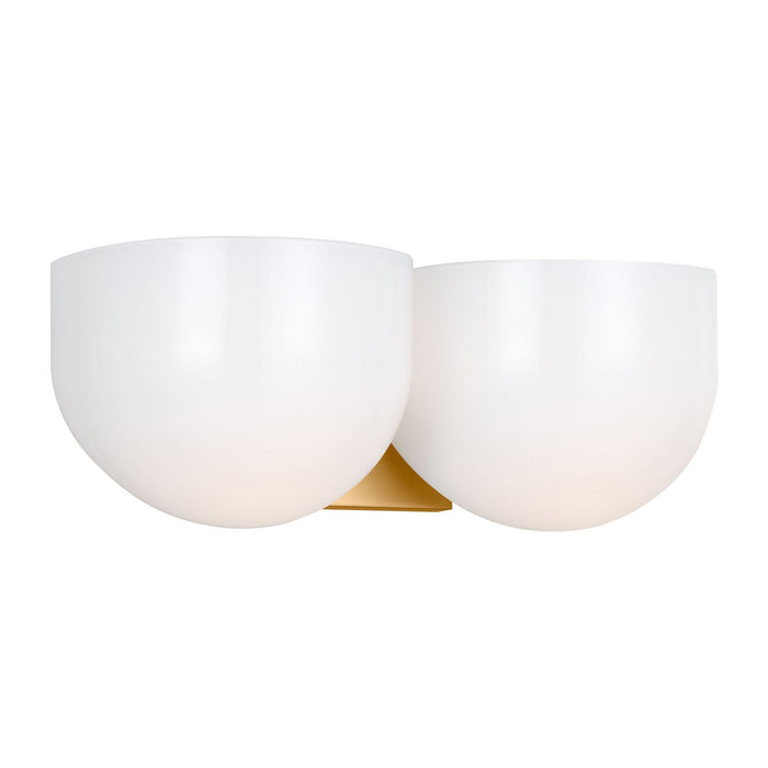 Myhouse Lighting Visual Comfort Studio - LXV1002BBS - Two Light Vanity - Cheverny - Burnished Brass