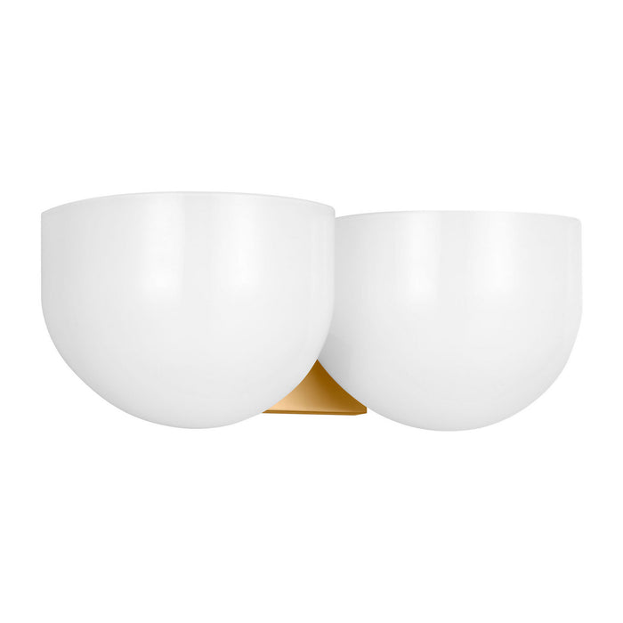 Myhouse Lighting Visual Comfort Studio - LXV1002BBS - Two Light Vanity - Cheverny - Burnished Brass