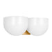 Myhouse Lighting Visual Comfort Studio - LXV1002BBS - Two Light Vanity - Cheverny - Burnished Brass