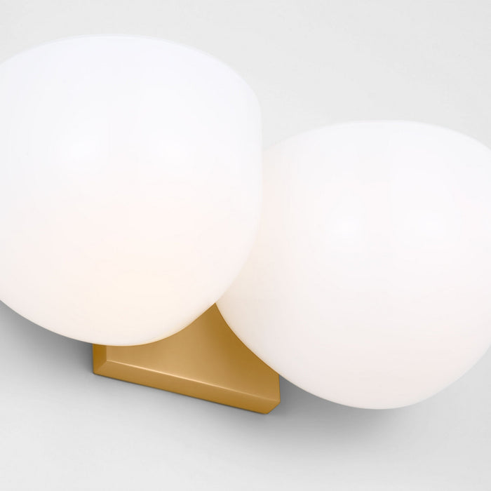 Myhouse Lighting Visual Comfort Studio - LXV1002BBS - Two Light Vanity - Cheverny - Burnished Brass