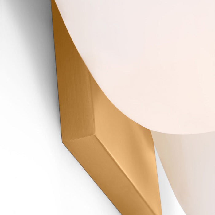 Myhouse Lighting Visual Comfort Studio - LXV1002BBS - Two Light Vanity - Cheverny - Burnished Brass