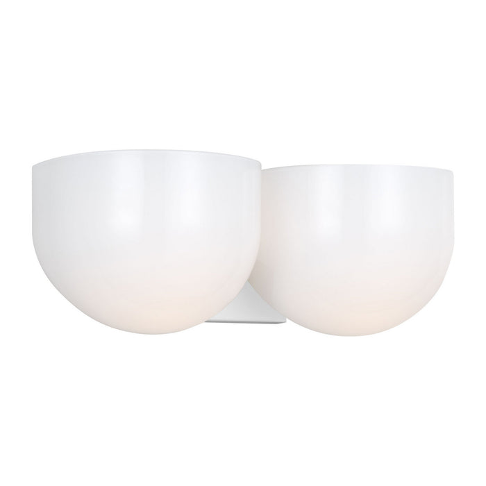 Myhouse Lighting Visual Comfort Studio - LXV1002MWT - Two Light Vanity - Cheverny - Matte White