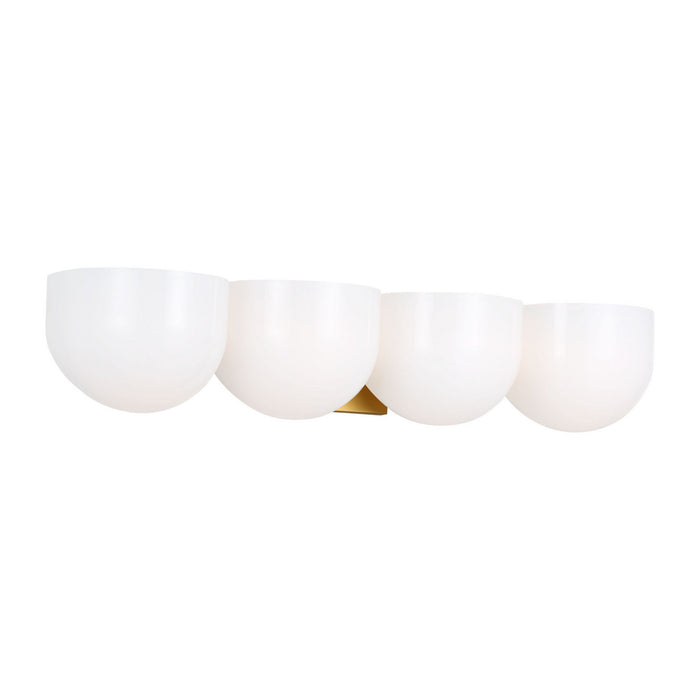 Myhouse Lighting Visual Comfort Studio - LXV1004BBS - Four Light Vanity - Cheverny - Burnished Brass