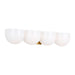 Myhouse Lighting Visual Comfort Studio - LXV1004BBS - Four Light Vanity - Cheverny - Burnished Brass