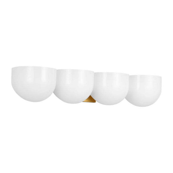 Myhouse Lighting Visual Comfort Studio - LXV1004BBS - Four Light Vanity - Cheverny - Burnished Brass