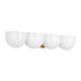 Myhouse Lighting Visual Comfort Studio - LXV1004BBS - Four Light Vanity - Cheverny - Burnished Brass
