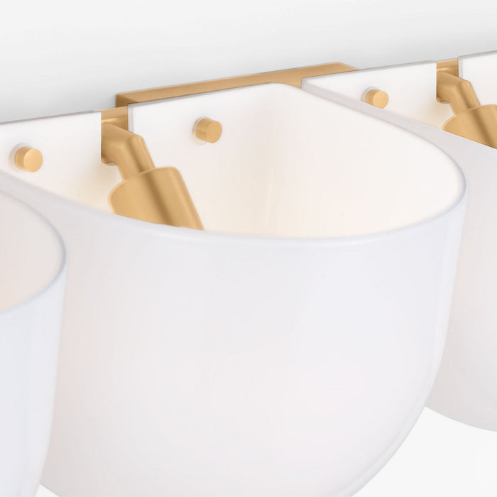 Myhouse Lighting Visual Comfort Studio - LXV1004BBS - Four Light Vanity - Cheverny - Burnished Brass