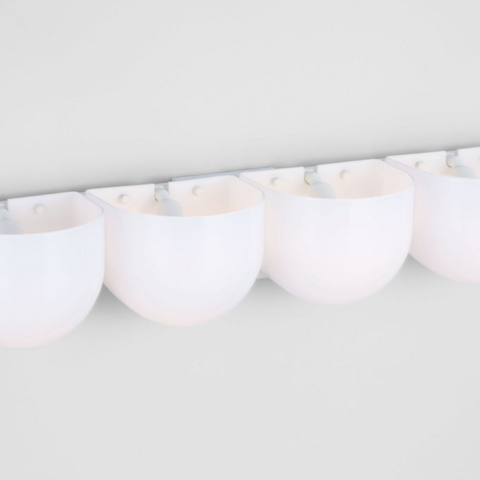 Myhouse Lighting Visual Comfort Studio - LXV1004MWT - Four Light Vanity - Cheverny - Matte White