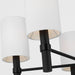 Myhouse Lighting Visual Comfort Studio - DJC1135MBK - Five Light Chandelier - Manor - Midnight Black