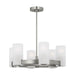 Myhouse Lighting Visual Comfort Studio - DJC1156BS - Six Light Chandelier - Rhode - Brushed Steel