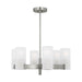 Myhouse Lighting Visual Comfort Studio - DJC1156BS - Six Light Chandelier - Rhode - Brushed Steel