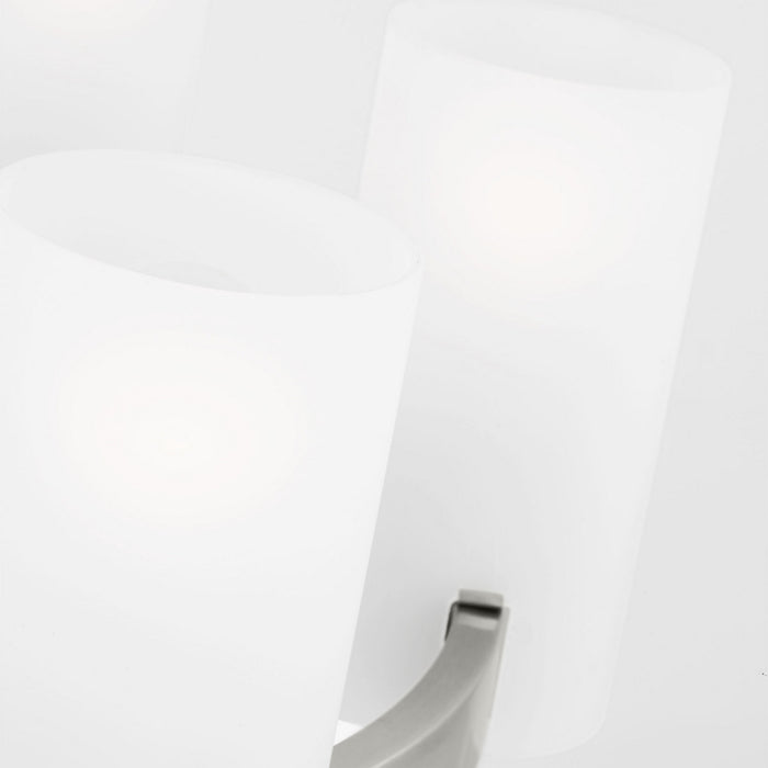 Myhouse Lighting Visual Comfort Studio - DJC1156BS - Six Light Chandelier - Rhode - Brushed Steel