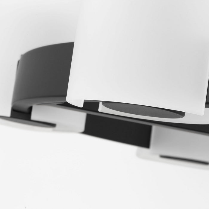 Myhouse Lighting Visual Comfort Studio - DJC1156MBK - Six Light Chandelier - Rhode - Midnight Black