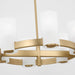 Myhouse Lighting Visual Comfort Studio - DJC1156SB - Six Light Chandelier - Rhode - Satin Brass