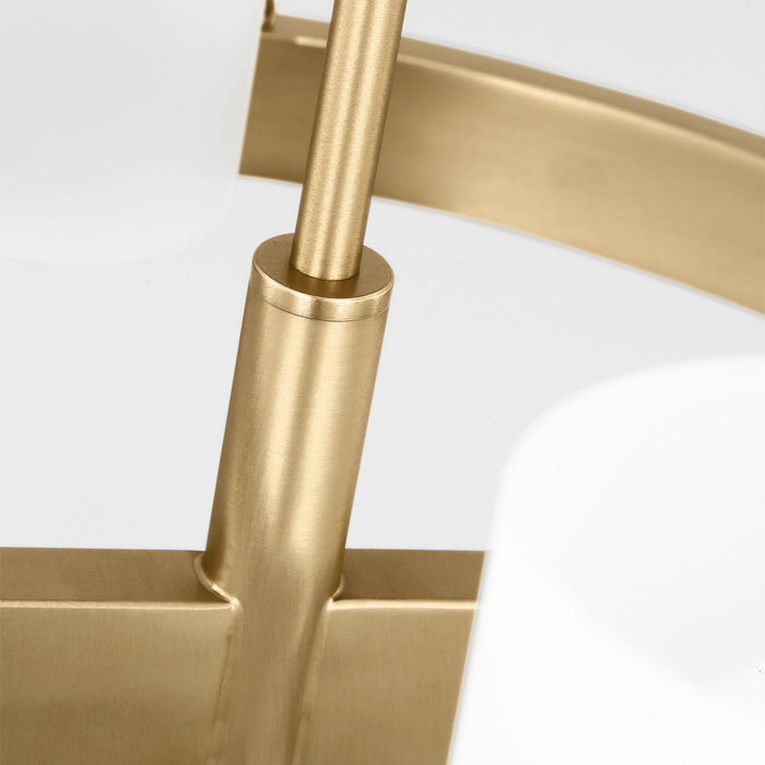 Myhouse Lighting Visual Comfort Studio - DJC1156SB - Six Light Chandelier - Rhode - Satin Brass