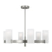 Myhouse Lighting Visual Comfort Studio - DJC1166BS - Six Light Chandelier - Rhode - Brushed Steel