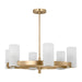 Myhouse Lighting Visual Comfort Studio - DJC1166SB - Six Light Chandelier - Rhode - Satin Brass