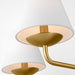 Myhouse Lighting Visual Comfort Studio - DJC1175SB - Five Light Chandelier - Albion - Satin Brass