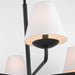 Myhouse Lighting Visual Comfort Studio - DJC1186MBK - Six Light Chandelier - Albion - Midnight Black