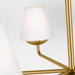 Myhouse Lighting Visual Comfort Studio - DJC1186SB - Six Light Chandelier - Albion - Satin Brass