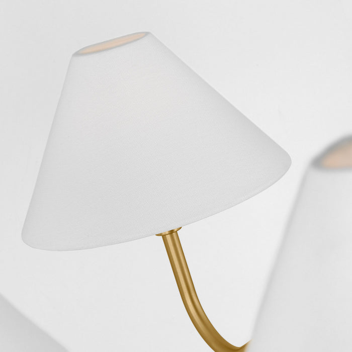Myhouse Lighting Visual Comfort Studio - DJC1205SB - Five Light Chandelier - Eldon - Satin Brass
