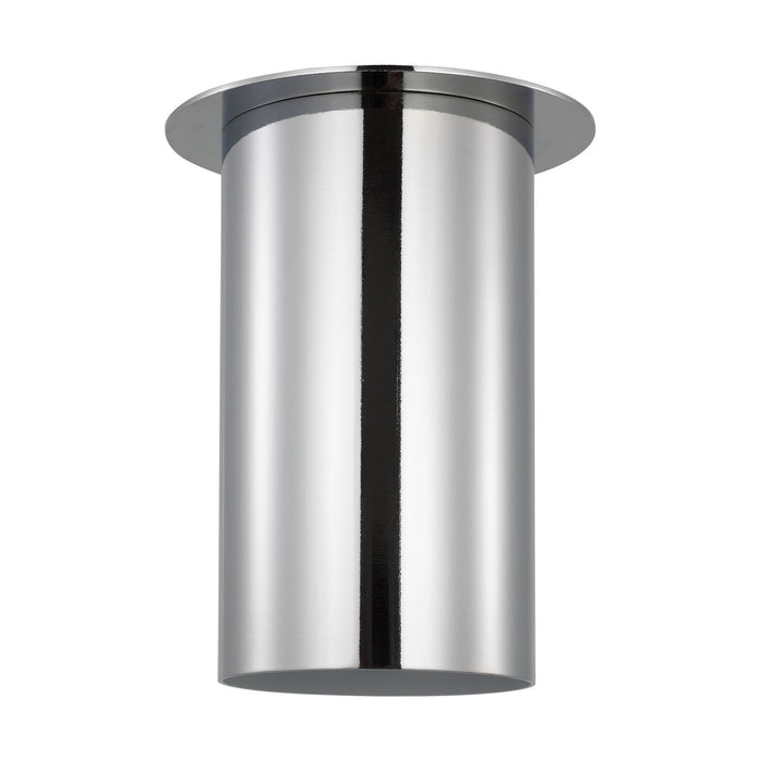 Myhouse Lighting Visual Comfort Studio - DJF1021CH - One Light Flush Mount - Archer - Chrome