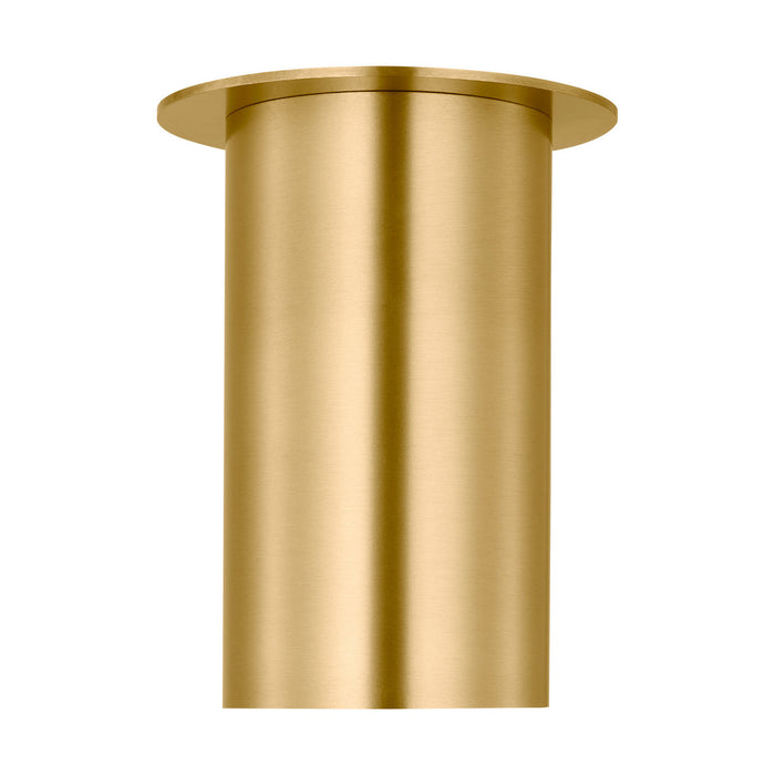 Myhouse Lighting Visual Comfort Studio - DJF1021SB - One Light Flush Mount - Archer - Satin Brass