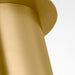 Myhouse Lighting Visual Comfort Studio - DJF1021SB - One Light Flush Mount - Archer - Satin Brass