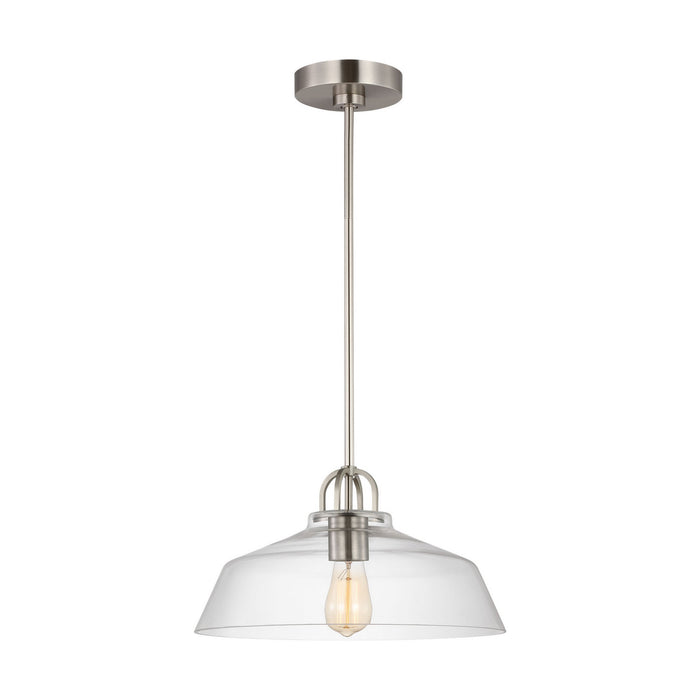 Myhouse Lighting Visual Comfort Studio - DJP1121BS - One Light Pendant - Payton - Brushed Steel