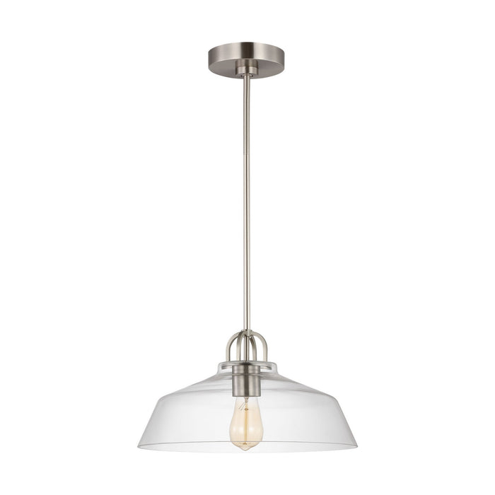 Myhouse Lighting Visual Comfort Studio - DJP1121BS - One Light Pendant - Payton - Brushed Steel