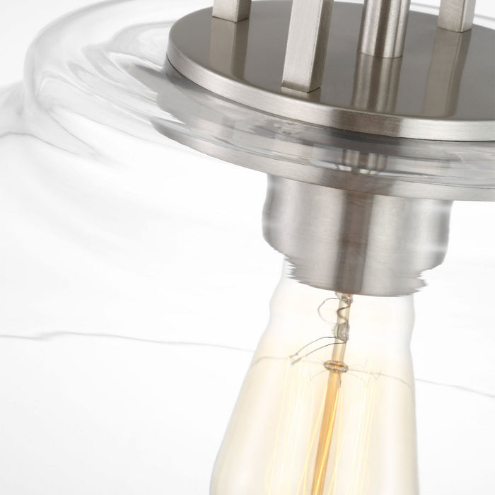 Myhouse Lighting Visual Comfort Studio - DJP1121BS - One Light Pendant - Payton - Brushed Steel