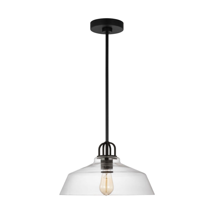Myhouse Lighting Visual Comfort Studio - DJP1121MBK - One Light Pendant - Payton - Midnight Black