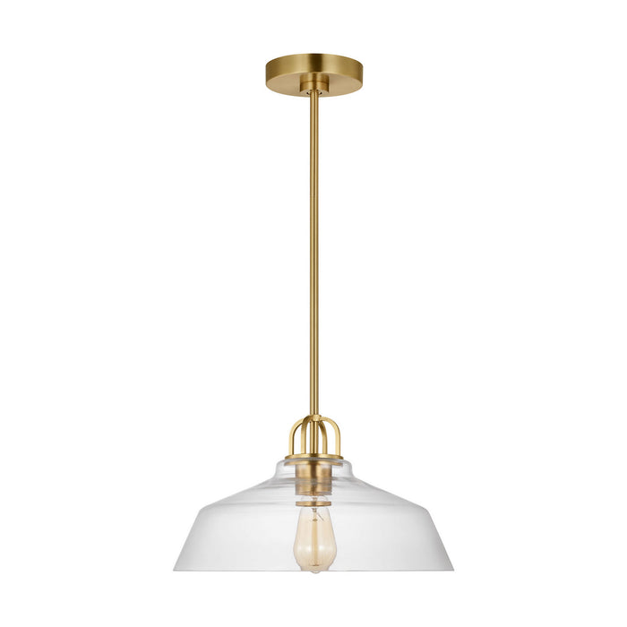 Myhouse Lighting Visual Comfort Studio - DJP1121SB - One Light Pendant - Payton - Satin Brass