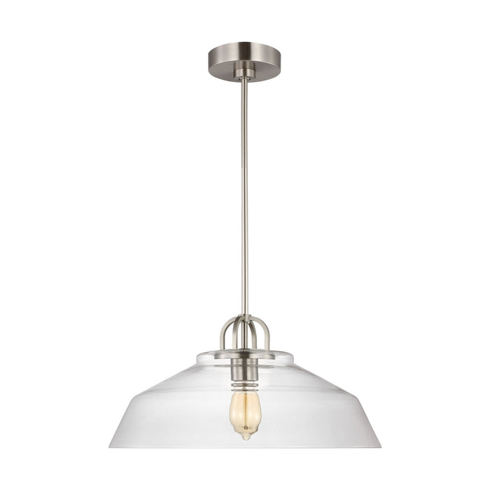 Myhouse Lighting Visual Comfort Studio - DJP1131BS - One Light Pendant - Payton - Brushed Steel