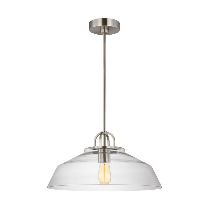 Myhouse Lighting Visual Comfort Studio - DJP1131BS - One Light Pendant - Payton - Brushed Steel