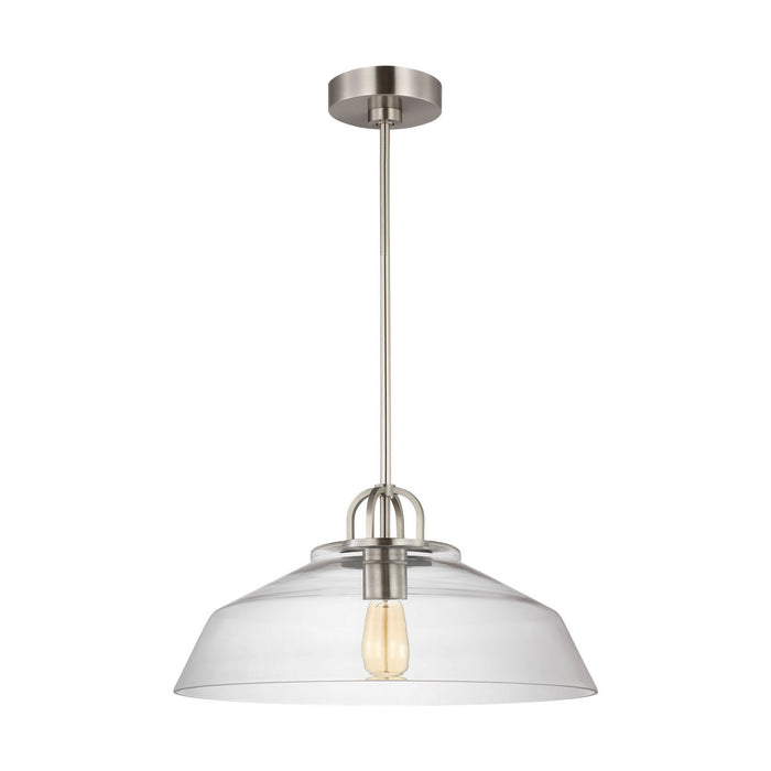 Myhouse Lighting Visual Comfort Studio - DJP1131BS - One Light Pendant - Payton - Brushed Steel