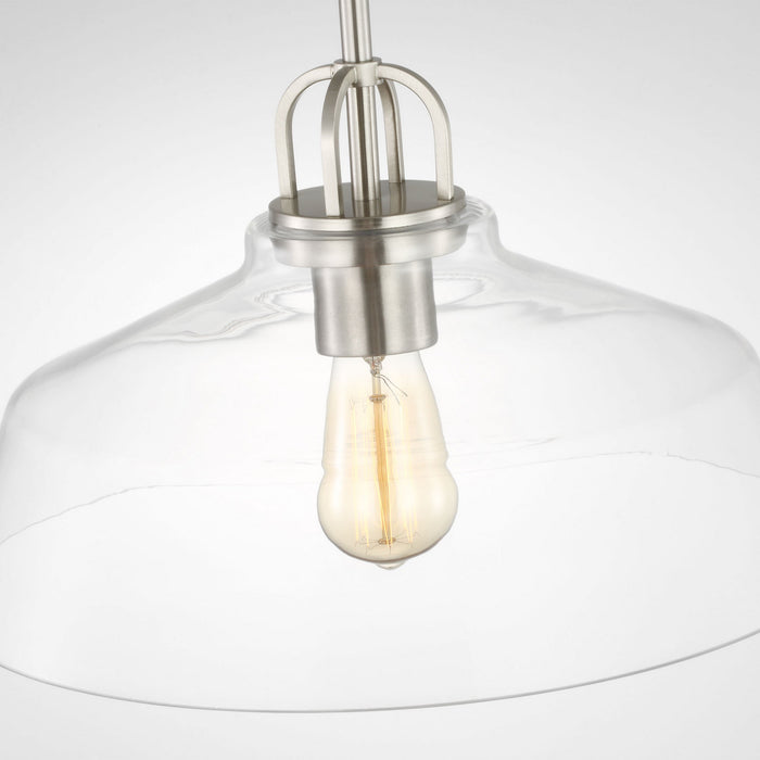 Myhouse Lighting Visual Comfort Studio - DJP1131BS - One Light Pendant - Payton - Brushed Steel