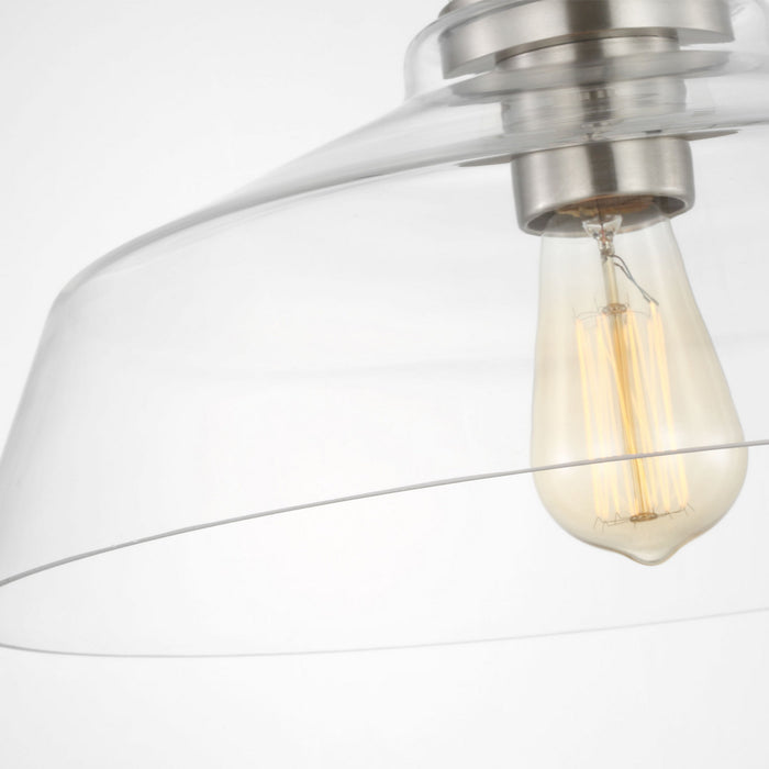 Myhouse Lighting Visual Comfort Studio - DJP1131BS - One Light Pendant - Payton - Brushed Steel
