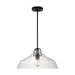 Myhouse Lighting Visual Comfort Studio - DJP1131MBK - One Light Pendant - Payton - Midnight Black