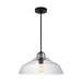 Myhouse Lighting Visual Comfort Studio - DJP1131MBK - One Light Pendant - Payton - Midnight Black